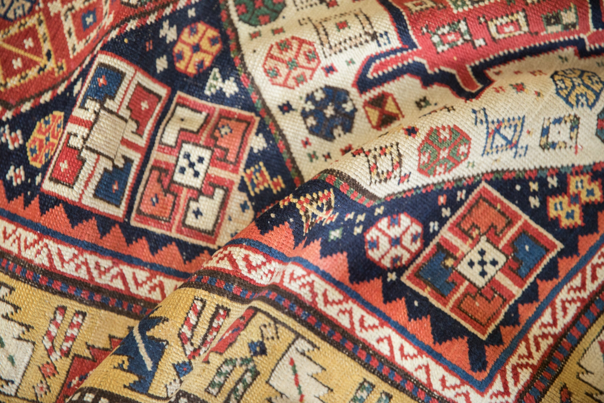 3.5x9.5 Antique Kazak Rug Runner by Old New House® - product image 12 for Resin Society