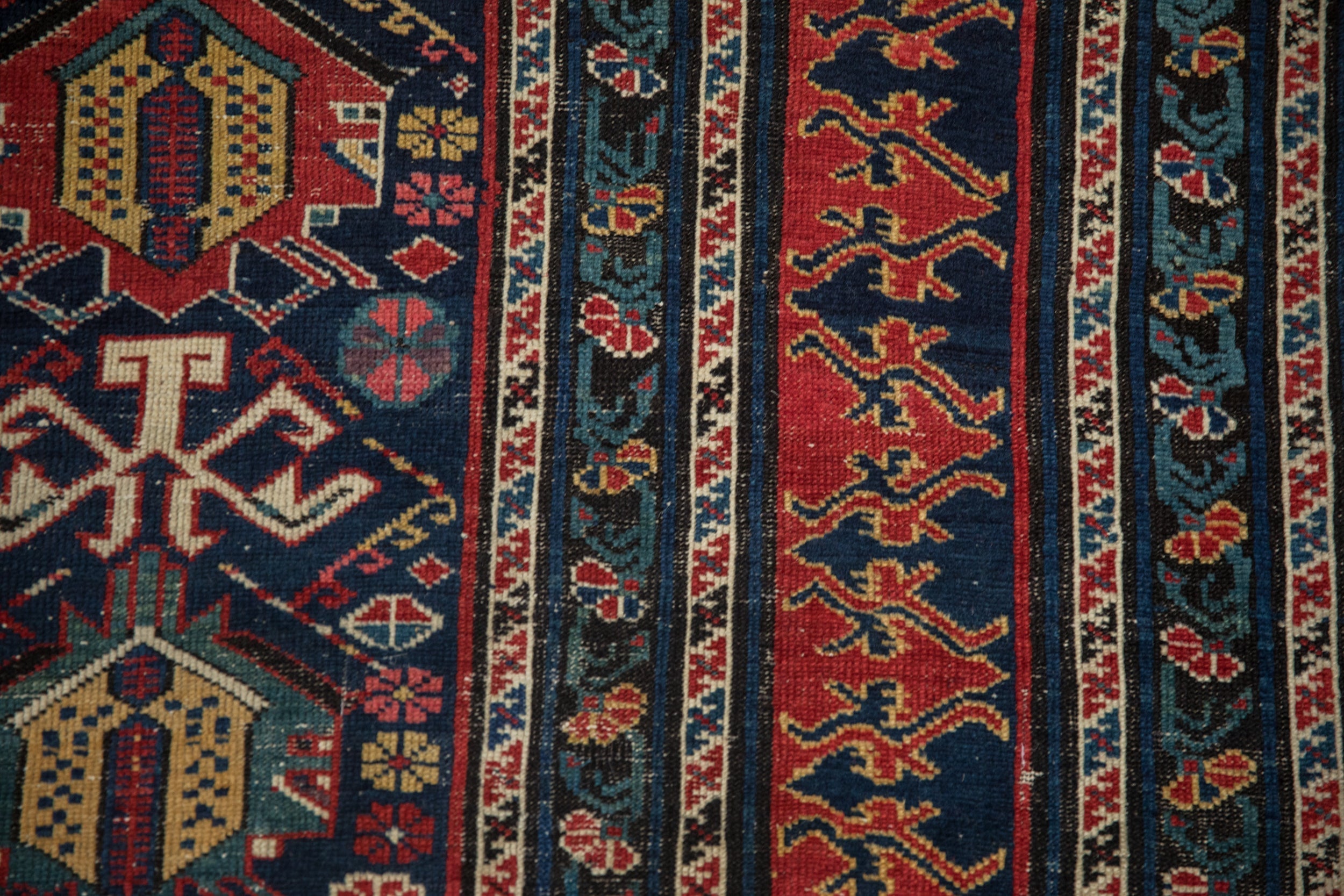 3.5x12.5 Antique Shirvan Rug Runner by Old New House® - product image 4 for Resin Society
