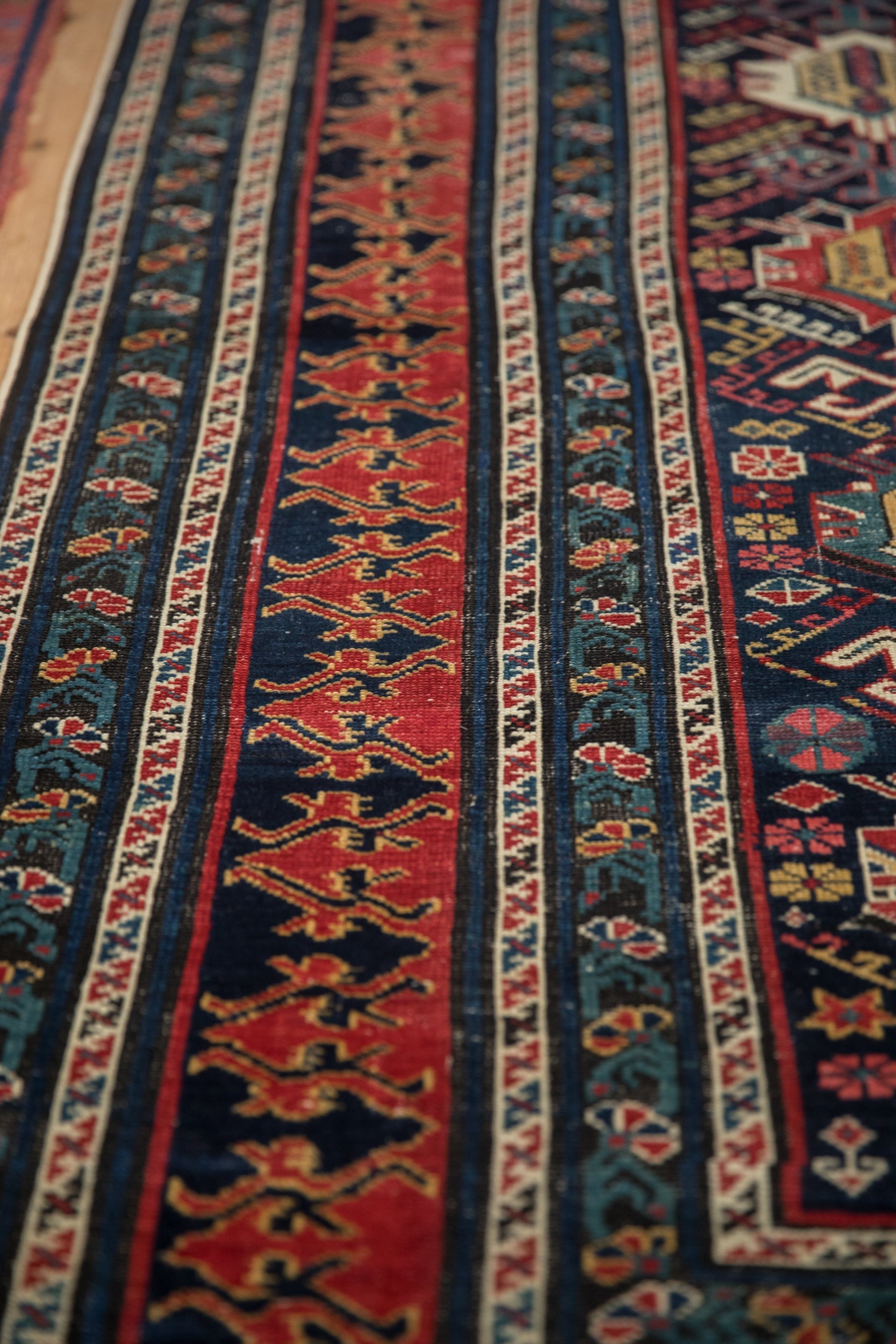 3.5x12.5 Antique Shirvan Rug Runner by Old New House® - product image 6 for Resin Society