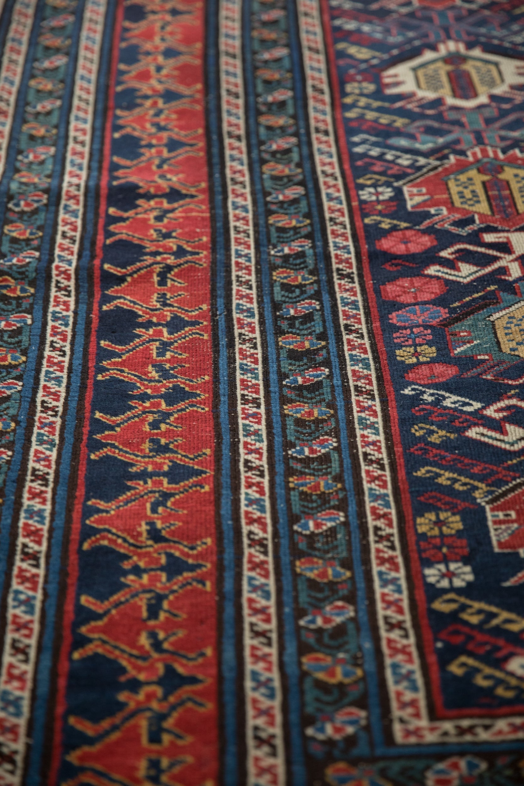 3.5x12.5 Antique Shirvan Rug Runner by Old New House® - product image 9 for Resin Society