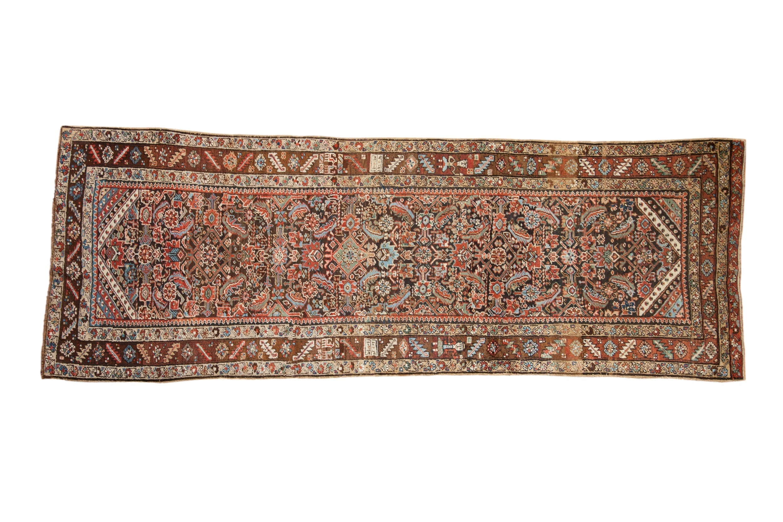 RESERVED 3.5x9.5 Antique Northwest Persian Rug Runner