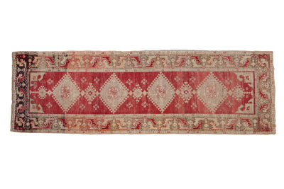 3.5x11 Vintage Distressed Oushak Rug Runner by Old New House® - main product image for Resin Society