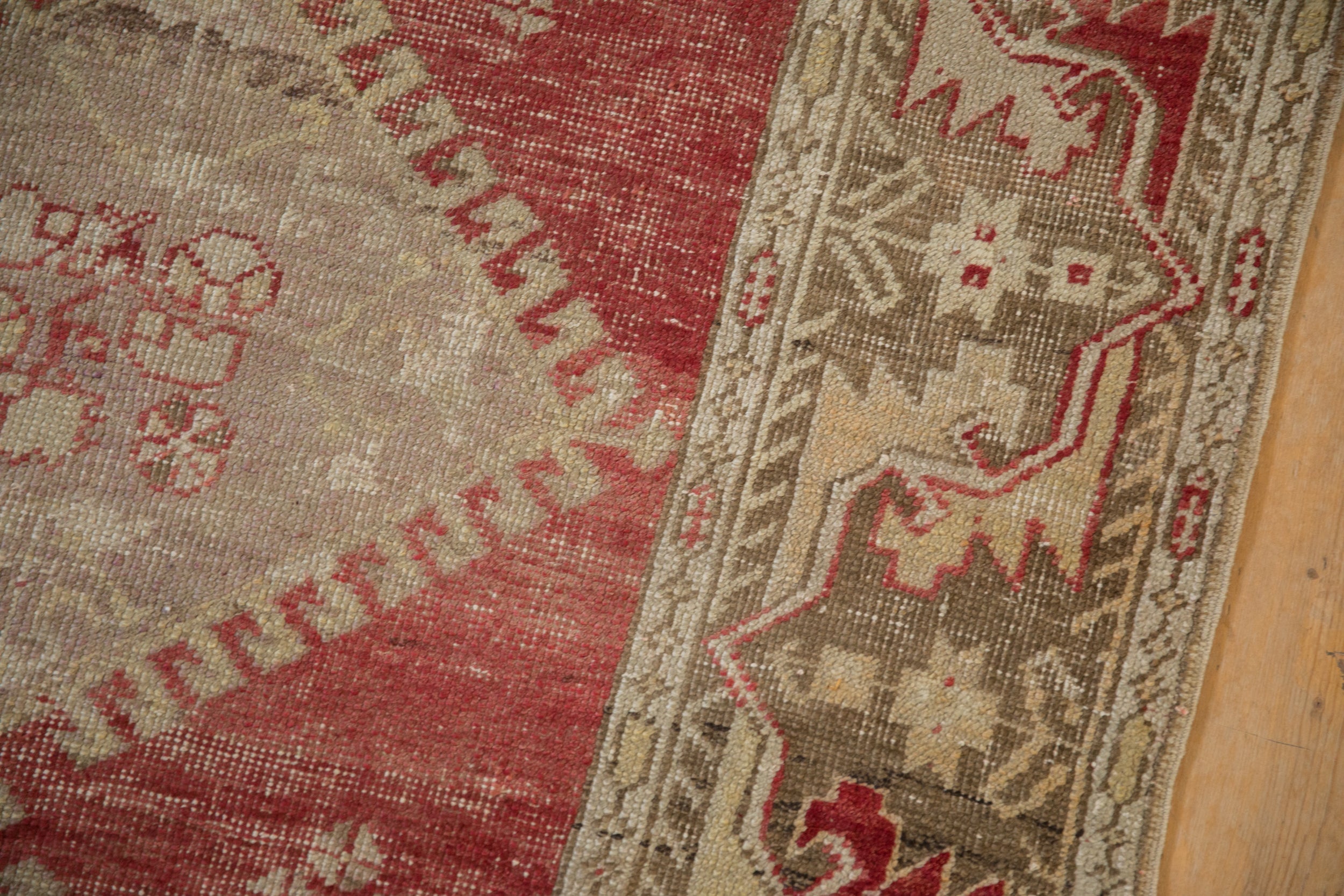 3.5x11 Vintage Distressed Oushak Rug Runner by Old New House® - product image 4 for Resin Society