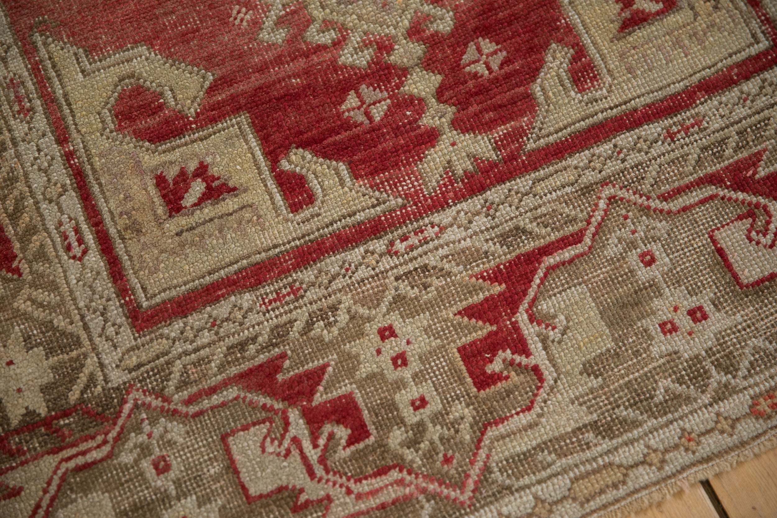 3.5x11 Vintage Distressed Oushak Rug Runner by Old New House® - product image 6 for Resin Society