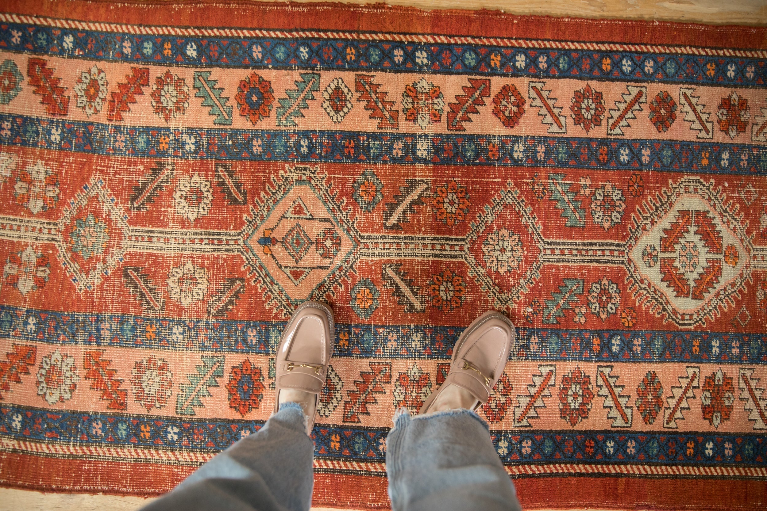 3x14.5 Antique Heriz Rug Runner by Old New House® - product image 2 for Resin Society