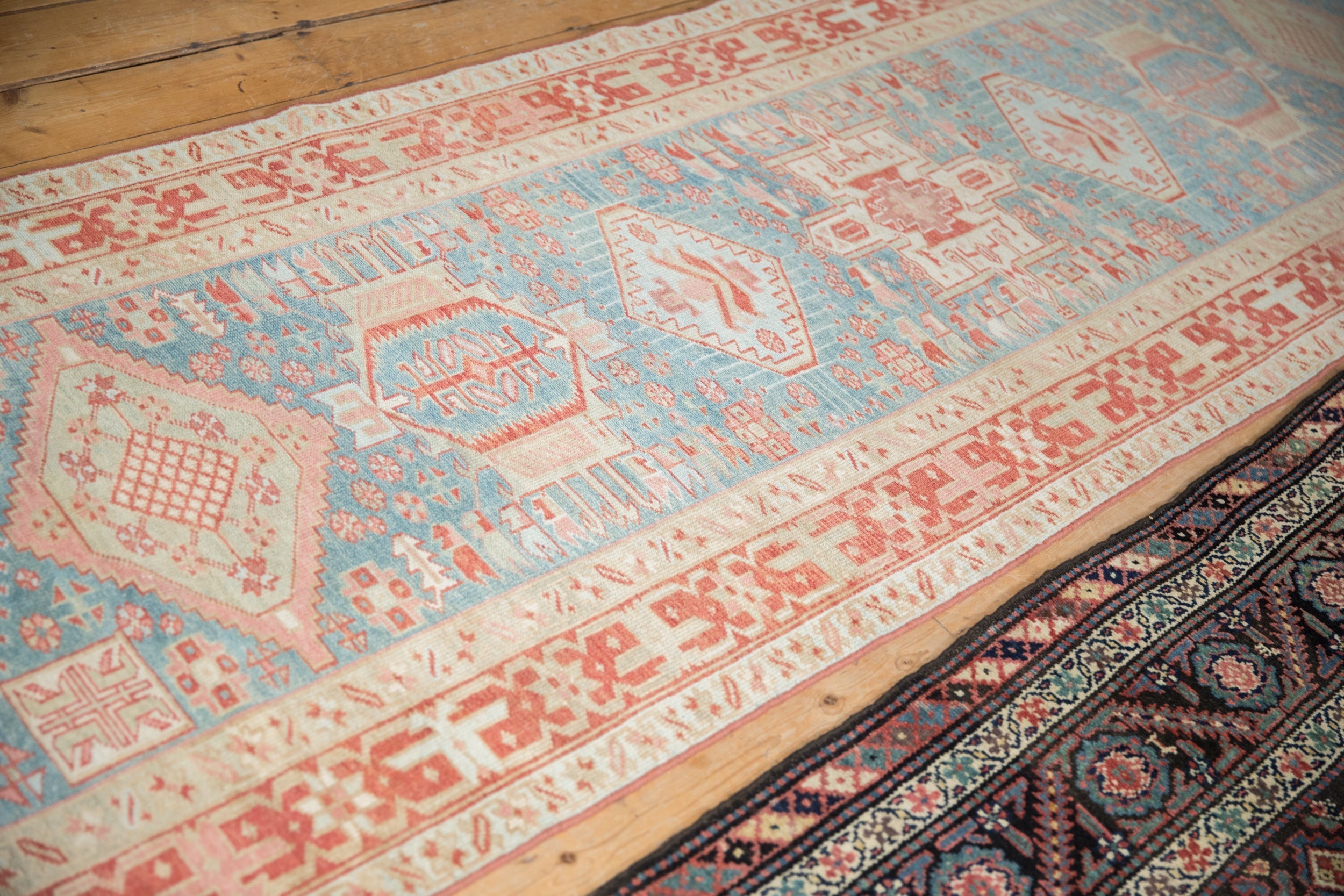 3.5x15 Vintage Distressed Karaja Rug Runner by Old New House® - product image 9 for Resin Society