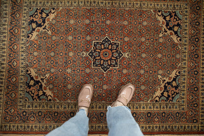 4x5.5 Antique Haji Jalili Tabriz Rug by Old New House® - product image 2 for Resin Society