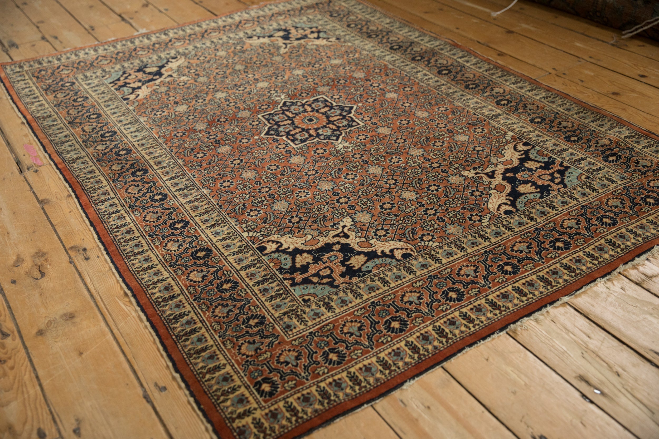 4x5.5 Antique Haji Jalili Tabriz Rug by Old New House® - product image 5 for Resin Society