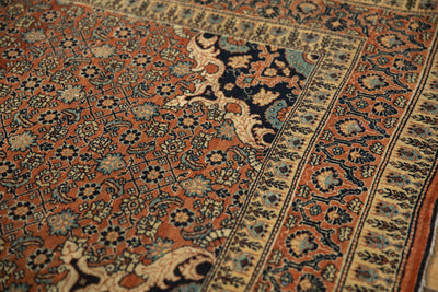 4x5.5 Antique Haji Jalili Tabriz Rug by Old New House® - product image 9 for Resin Society