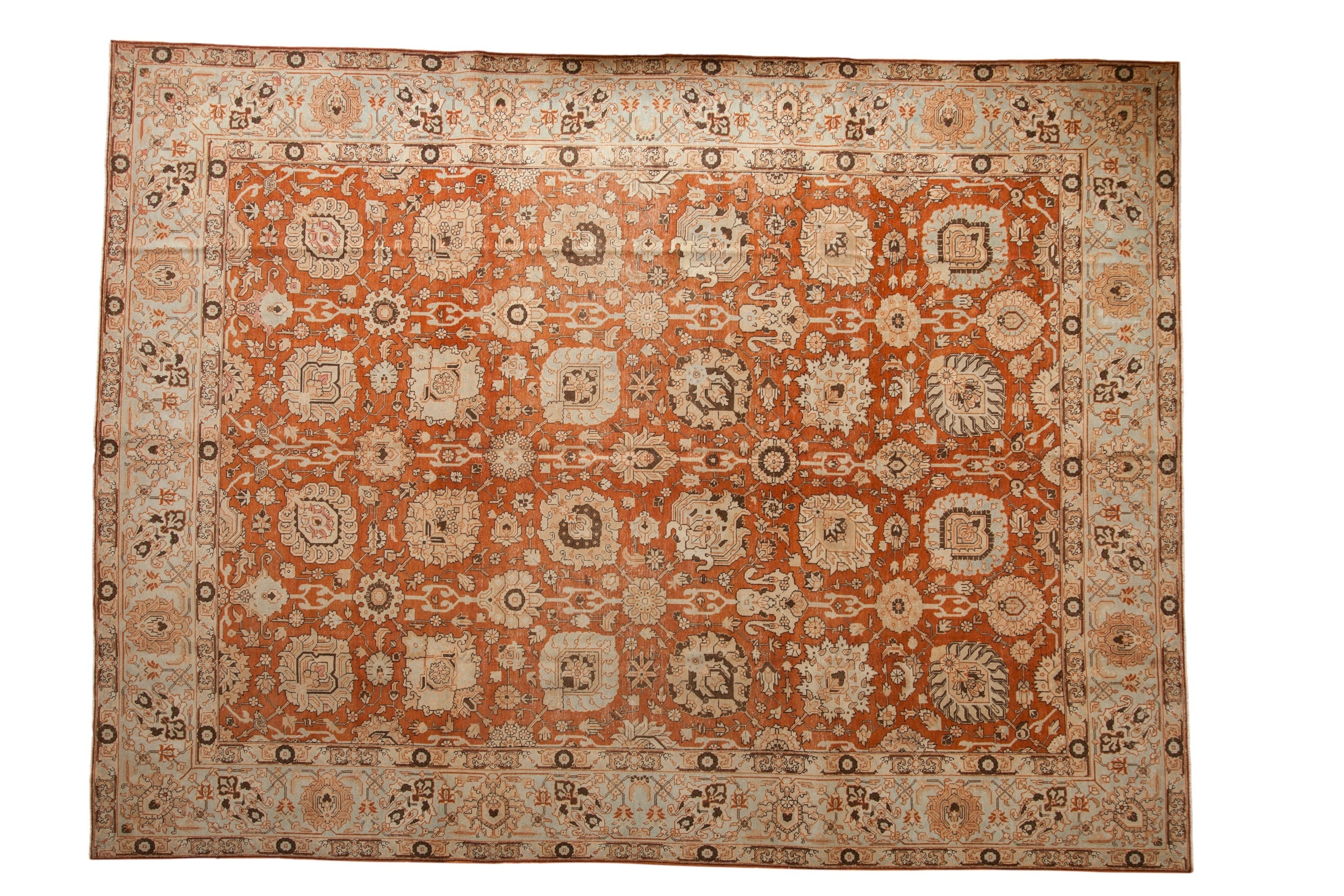 9.5x12.5 Vintage Distressed Tabriz Carpet by Old New House® - main product image for Resin Society