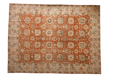 9.5x12.5 Vintage Distressed Tabriz Carpet by Old New House® - main product image for Resin Society