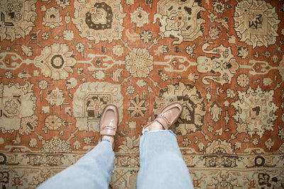 9.5x12.5 Vintage Distressed Tabriz Carpet by Old New House® - product image 2 for Resin Society