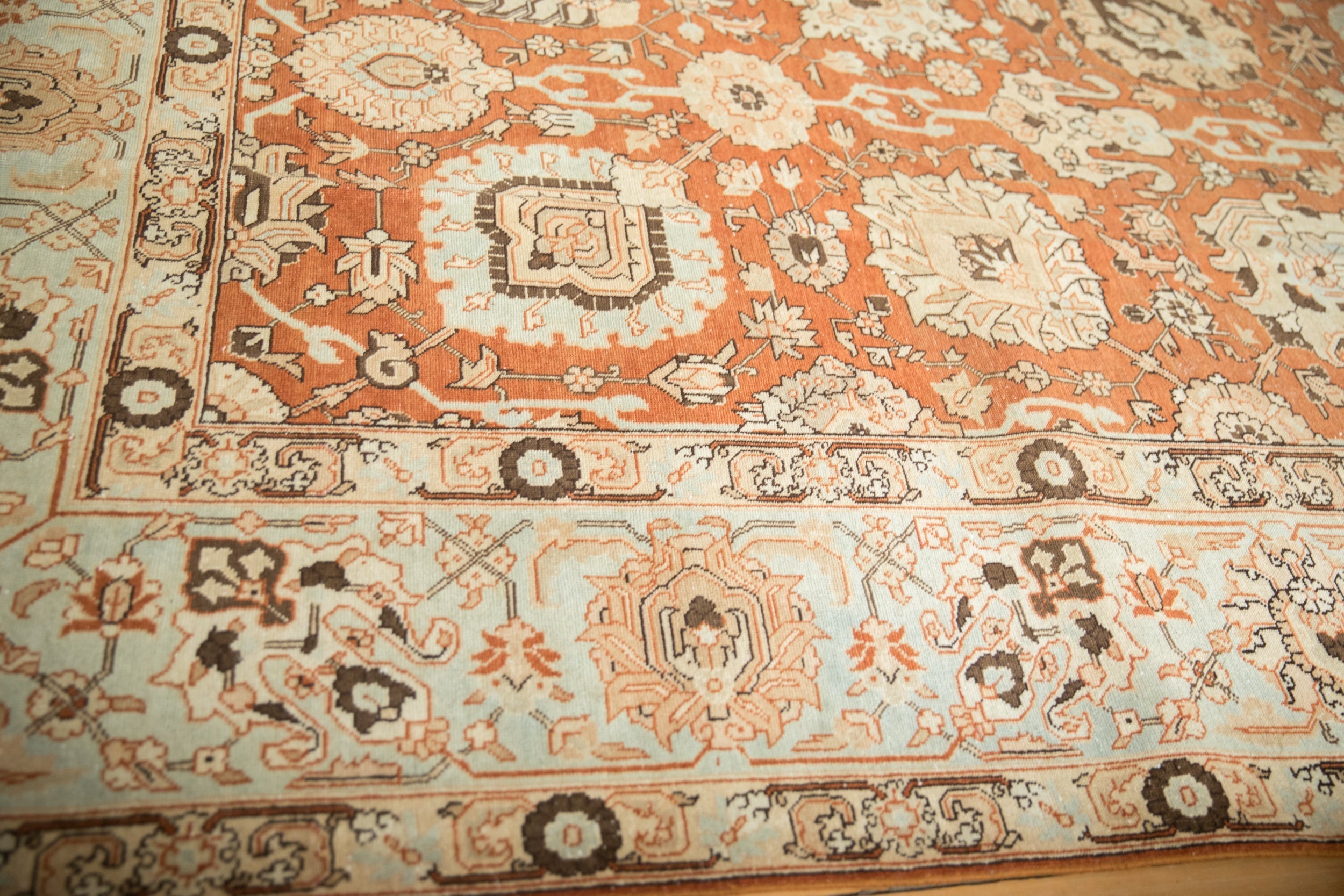 9.5x12.5 Vintage Distressed Tabriz Carpet by Old New House® - product image 6 for Resin Society