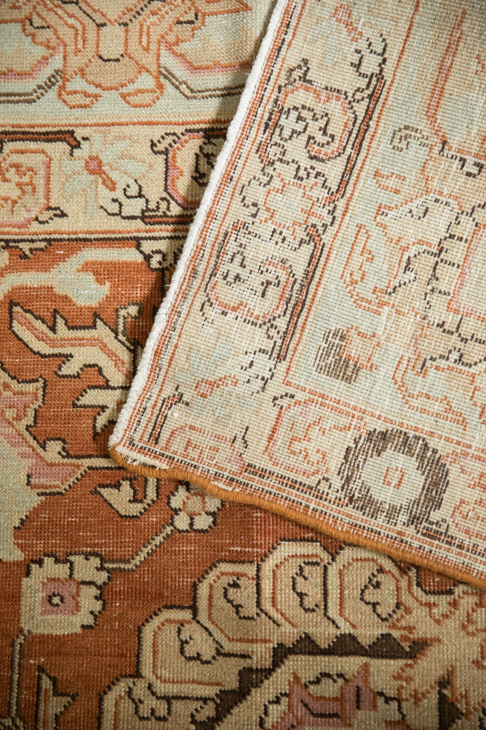 9.5x12.5 Vintage Distressed Tabriz Carpet by Old New House® - product image 11 for Resin Society
