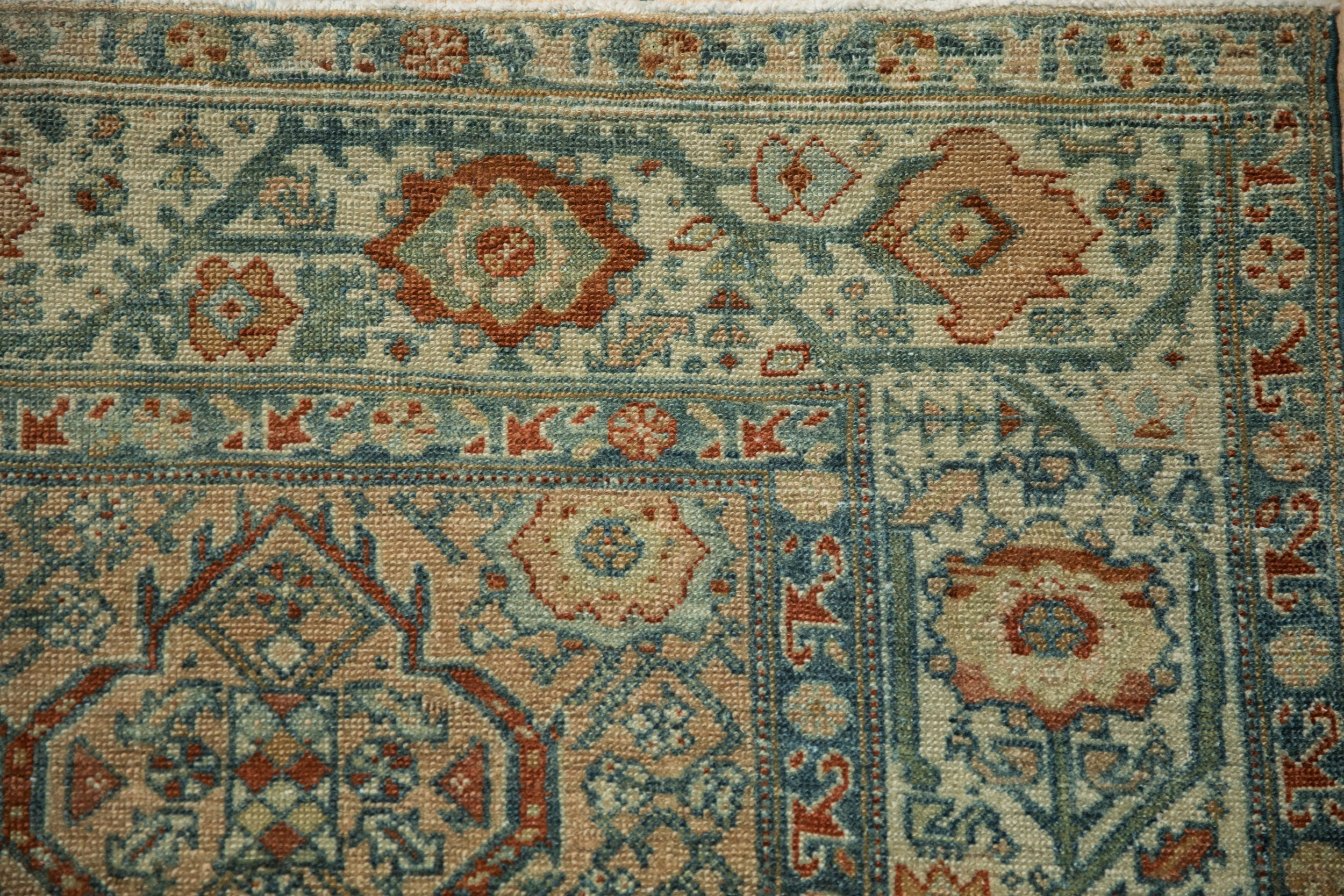 RESERVED 4.5x6 Vintage Distressed Malayer Rug