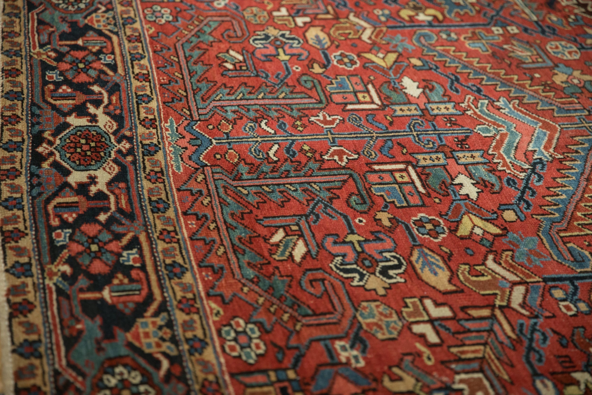 6.5x8.5 Vintage Heriz Carpet by Old New House® - product image 7 for Resin Society