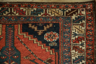 3.5x9 Vintage Kurdish Hamadan Rug Runner by Old New House® - product image 4 for Resin Society