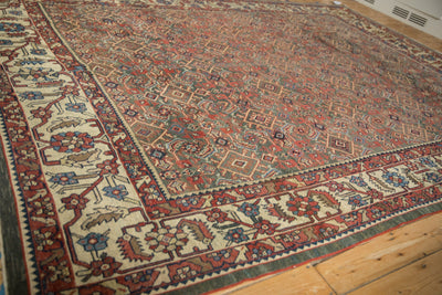 9x12.5 Vintage Distressed Mahal Carpet by Old New House® - product image 7 for Resin Society
