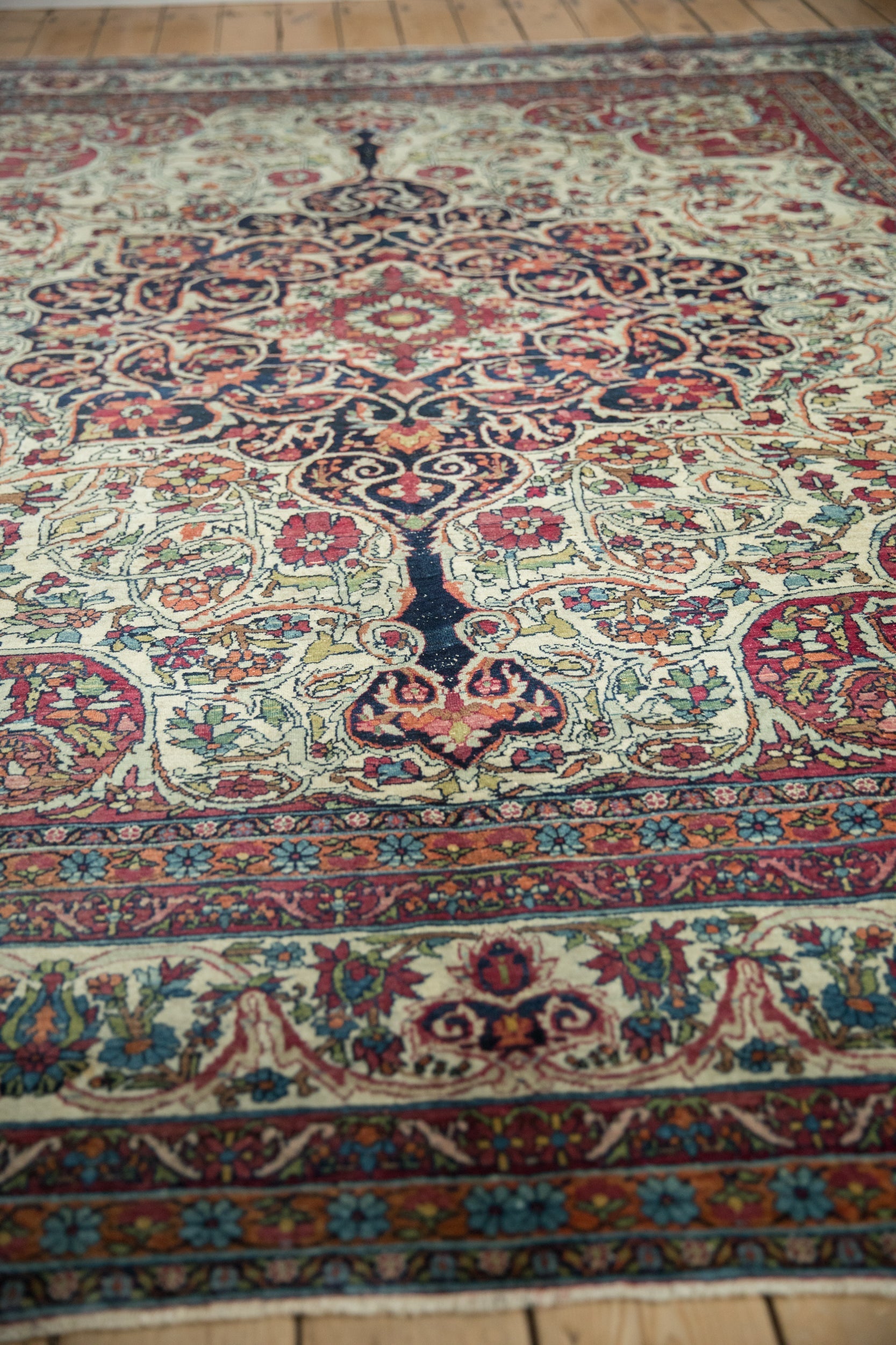 9x10 Antique Fine Kerman Square Carpet by Old New House® - product image 6 for Resin Society
