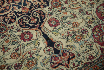 9x10 Antique Fine Kerman Square Carpet by Old New House® - product image 9 for Resin Society