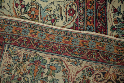 9x10 Antique Fine Kerman Square Carpet by Old New House® - product image 13 for Resin Society