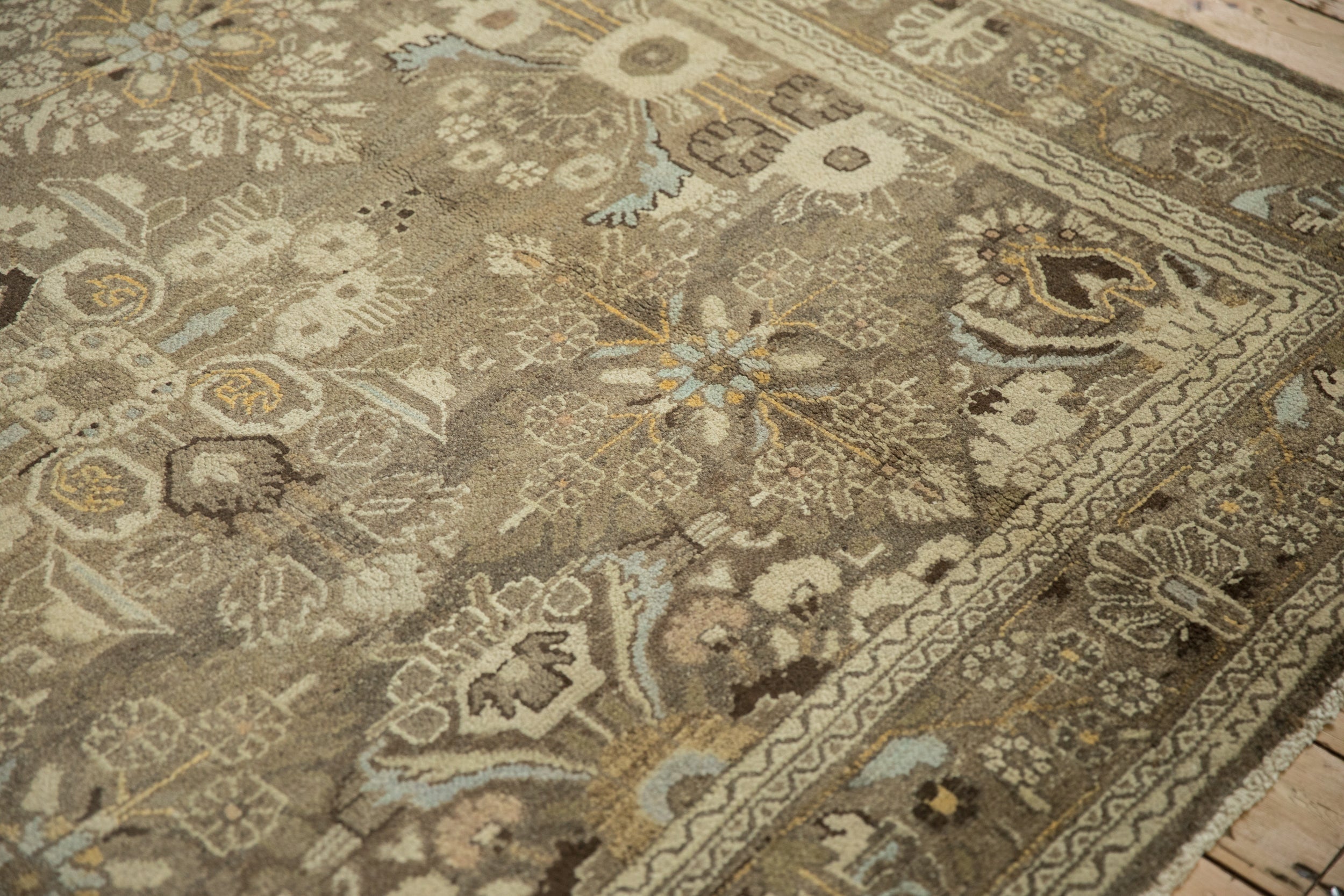 7x9.5 Vintage Distressed Bibikabad Carpet by Old New House® - product image 5 for Resin Society