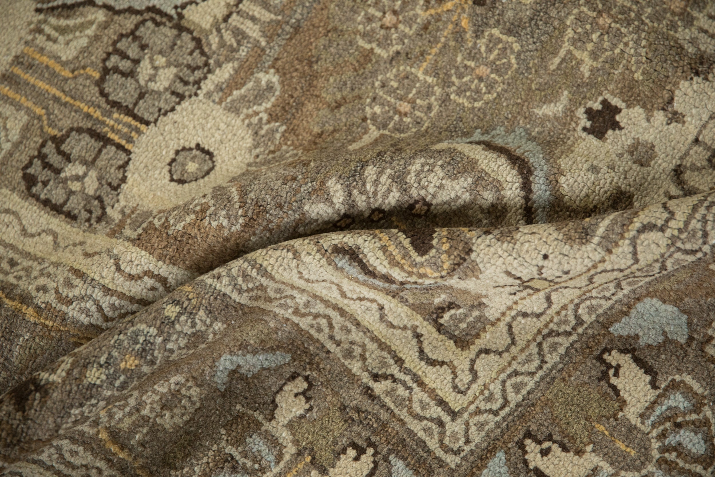 7x9.5 Vintage Distressed Bibikabad Carpet by Old New House® - product image 10 for Resin Society