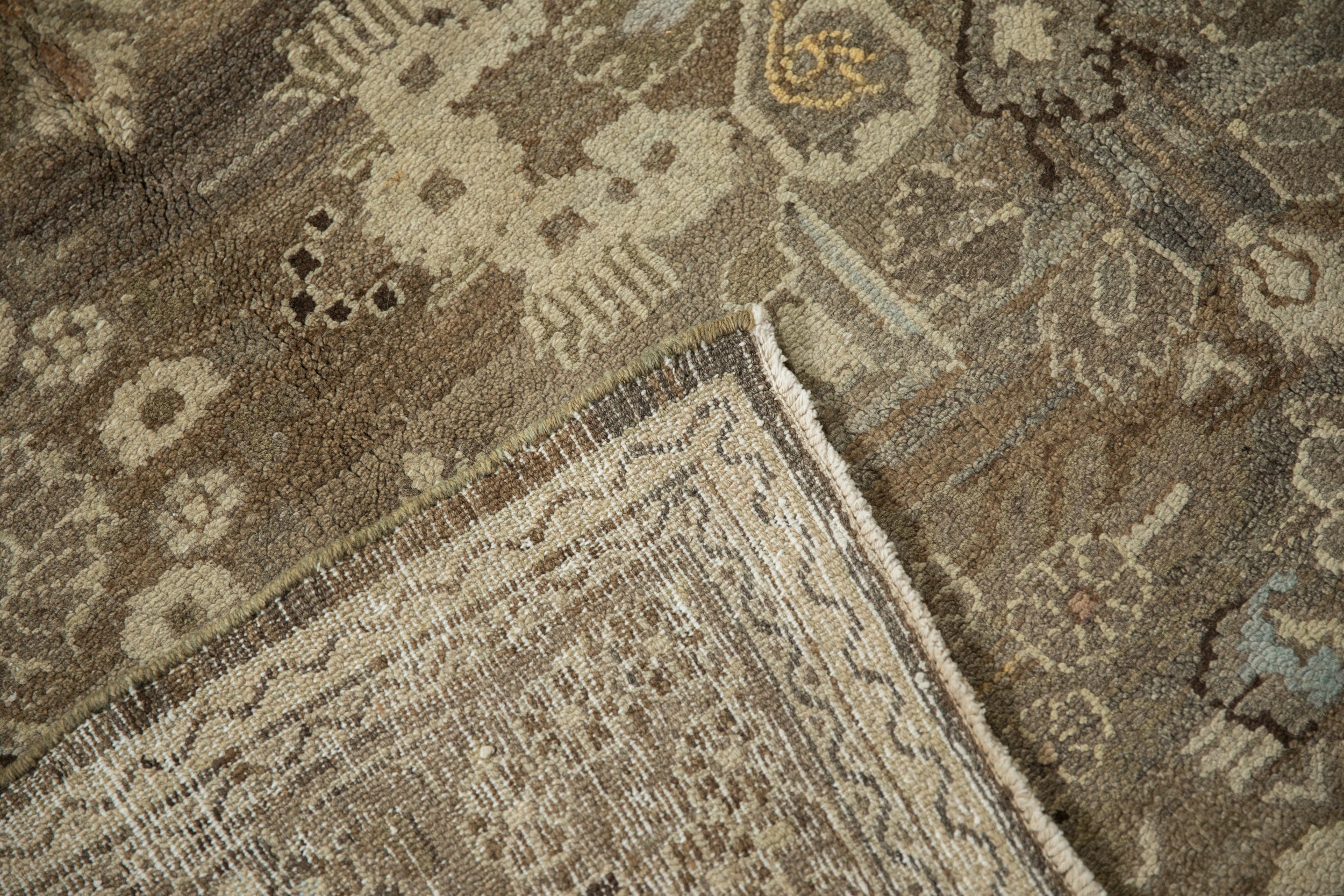 7x9.5 Vintage Distressed Bibikabad Carpet by Old New House® - product image 11 for Resin Society