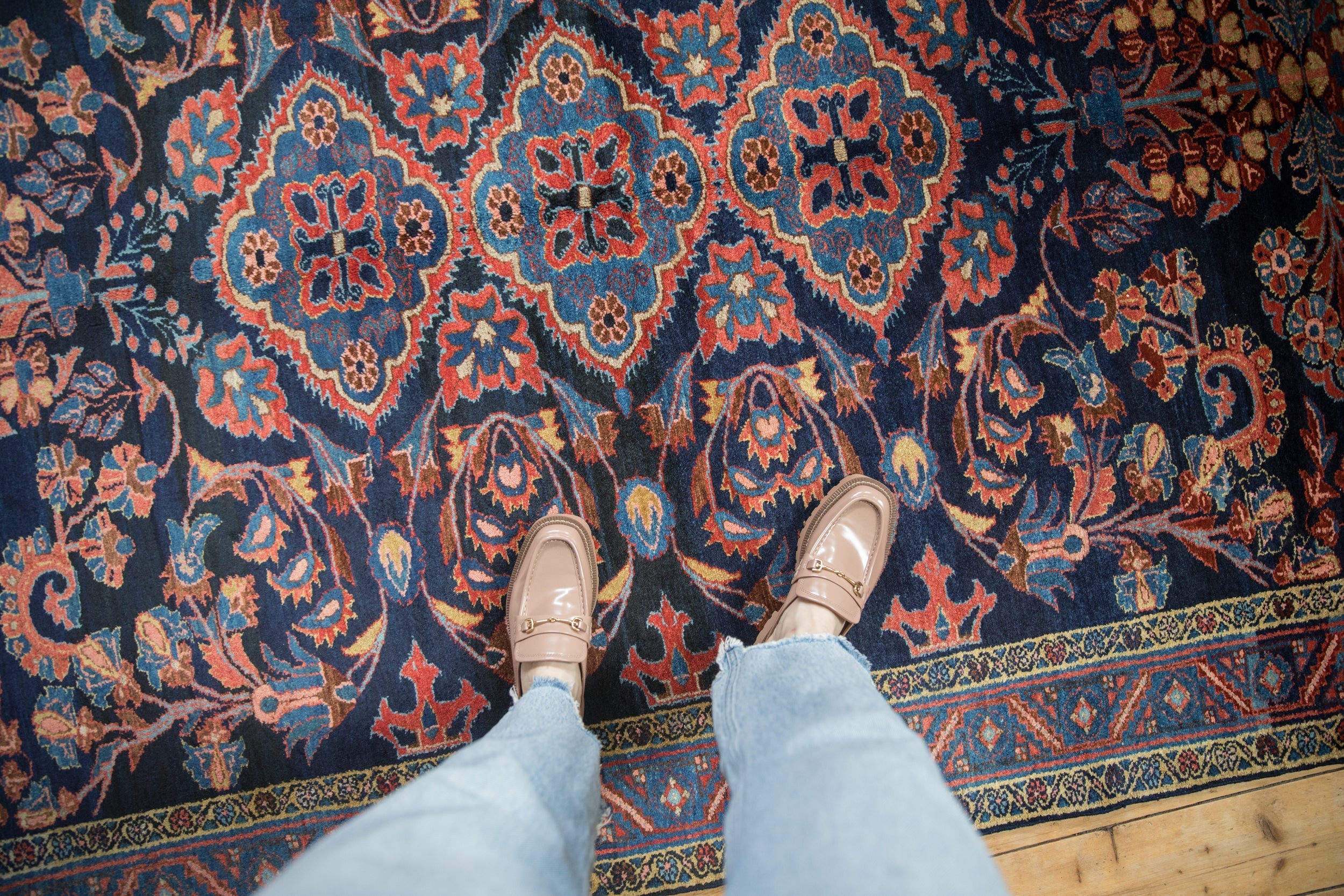 5.5x7.5 Vintage Fine Lilihan Carpet by Old New House® - product image 2 for Resin Society