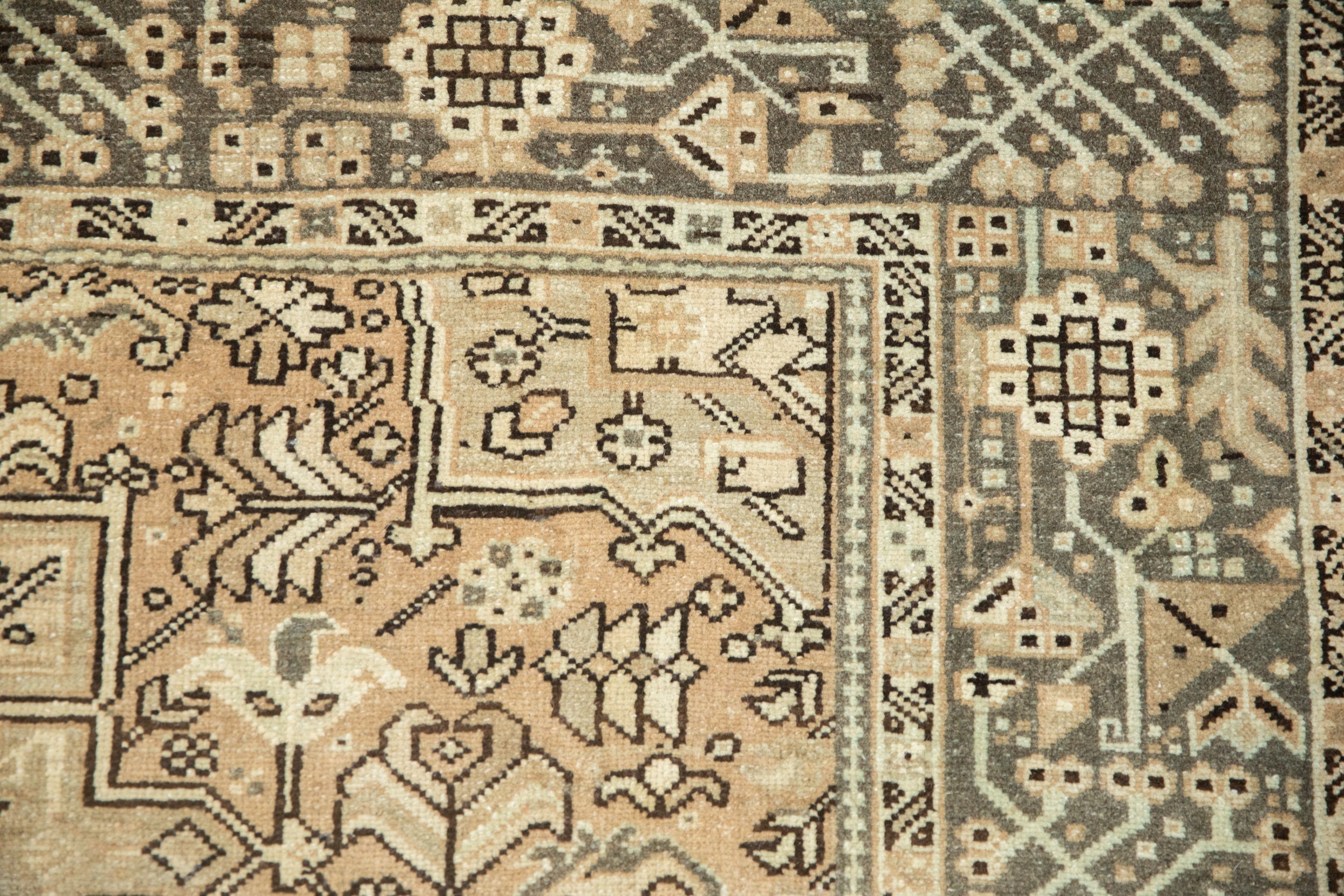 5x12.5 Vintage Distressed Karaja Rug Runner by Old New House® - product image 3 for Resin Society