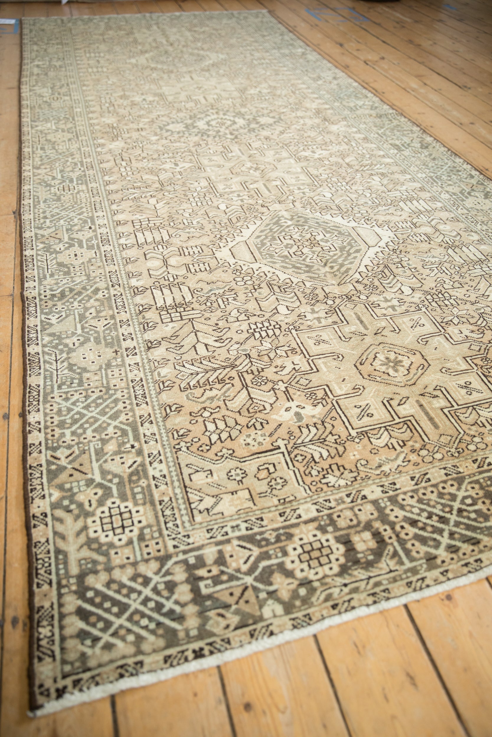 5x12.5 Vintage Distressed Karaja Rug Runner by Old New House® - product image 4 for Resin Society