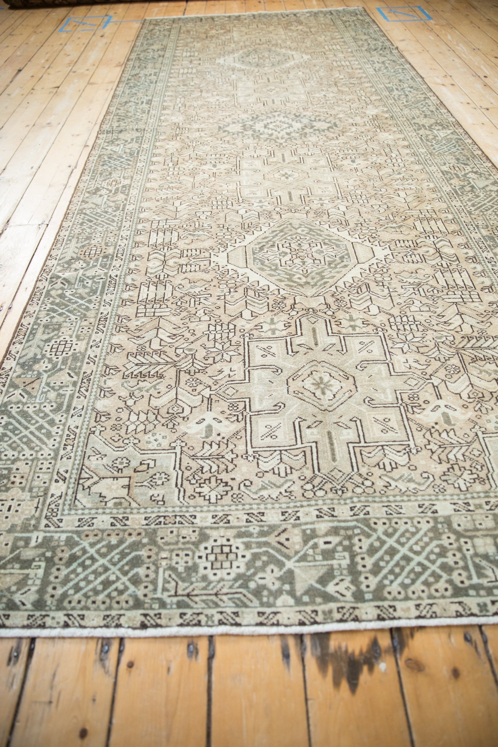 5x12.5 Vintage Distressed Karaja Rug Runner by Old New House® - product image 8 for Resin Society