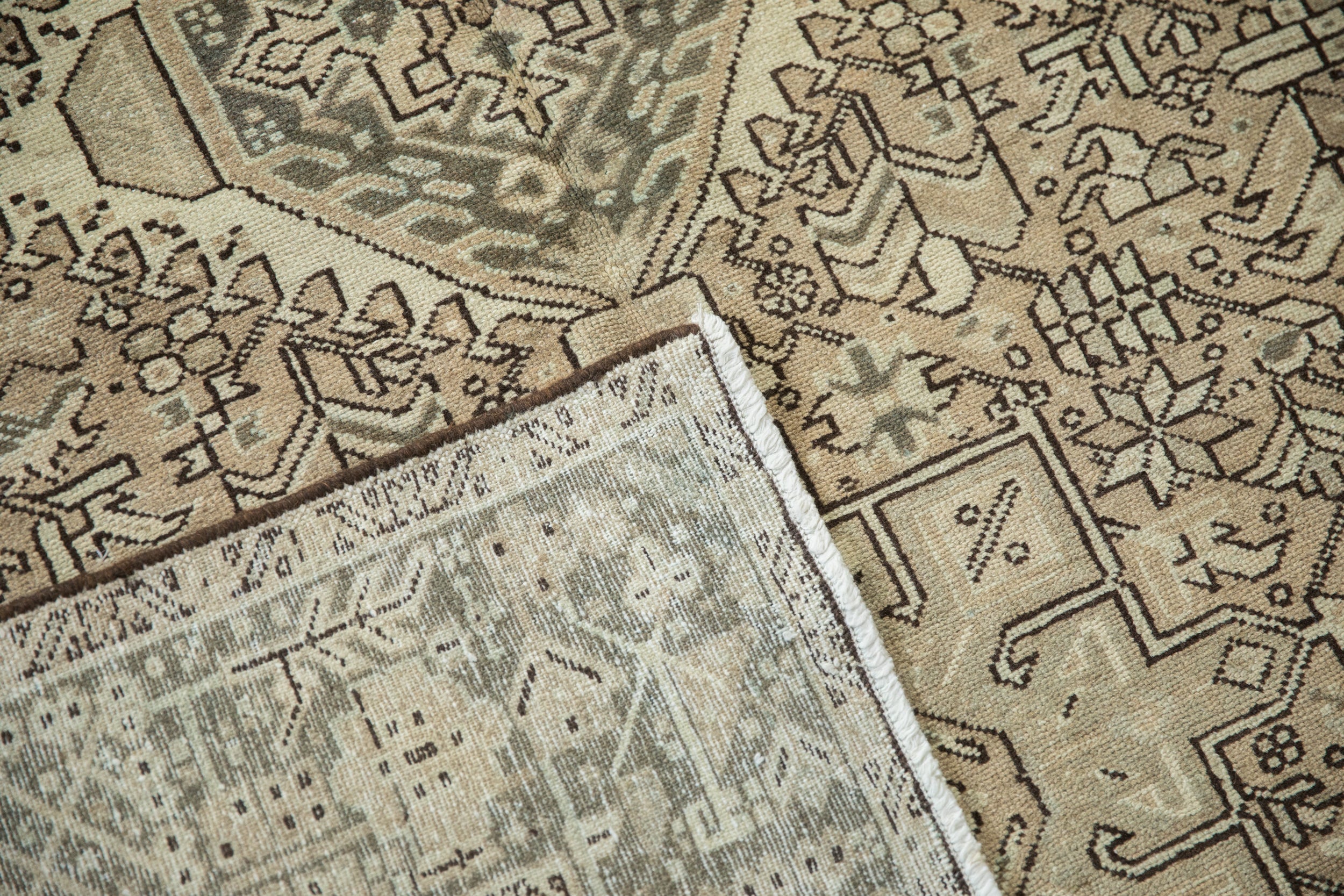 5x12.5 Vintage Distressed Karaja Rug Runner by Old New House® - product image 11 for Resin Society