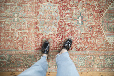 4.5x12 Vintage Distressed Karaja Rug Runner by Old New House® - product image 2 for Resin Society