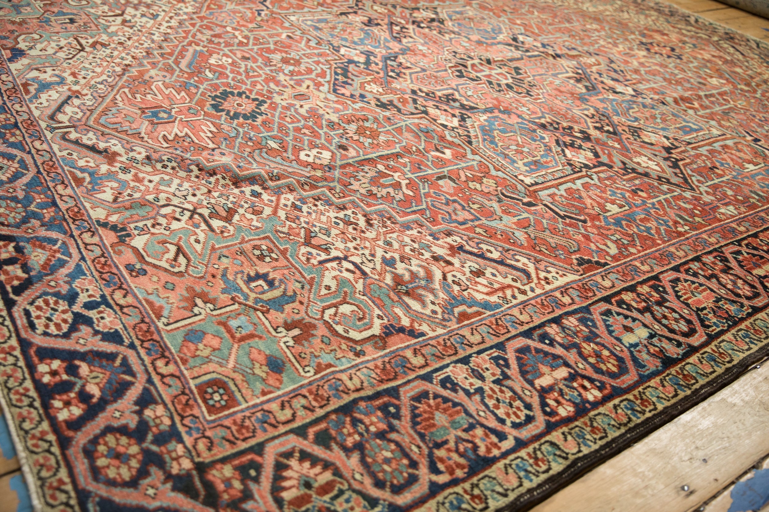 9.5x12 Vintage Heriz Carpet by Old New House® - product image 11 for Resin Society