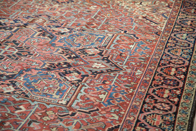 9.5x12 Vintage Heriz Carpet by Old New House® - product image 13 for Resin Society