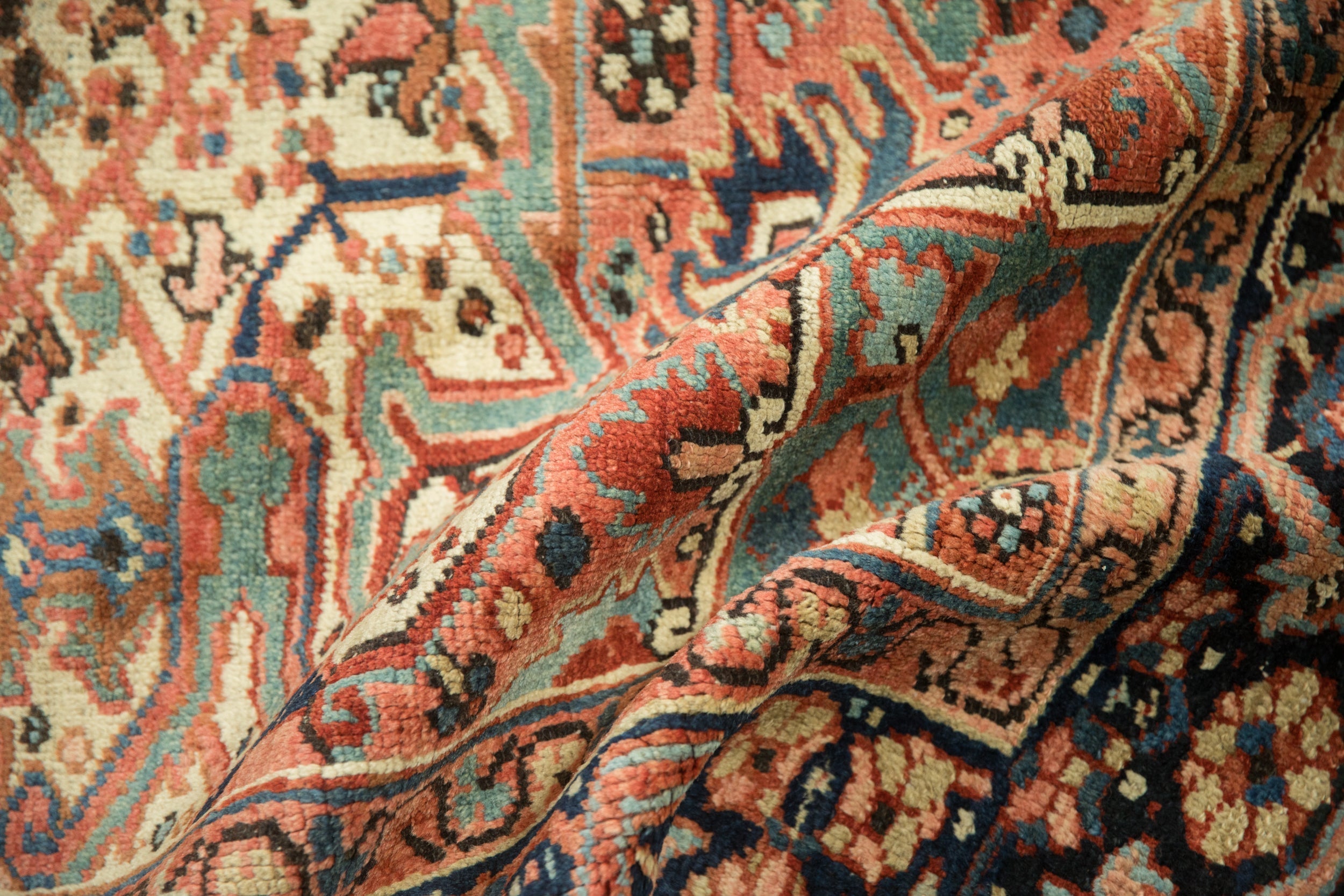 9.5x12 Vintage Heriz Carpet by Old New House® - product image 14 for Resin Society