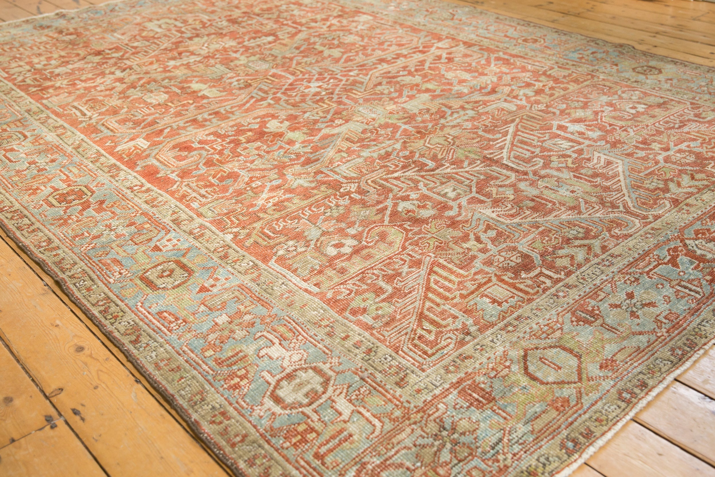 7.5x10.5 Vintage Distressed Heriz Carpet by Old New House® - product image 3 for Resin Society