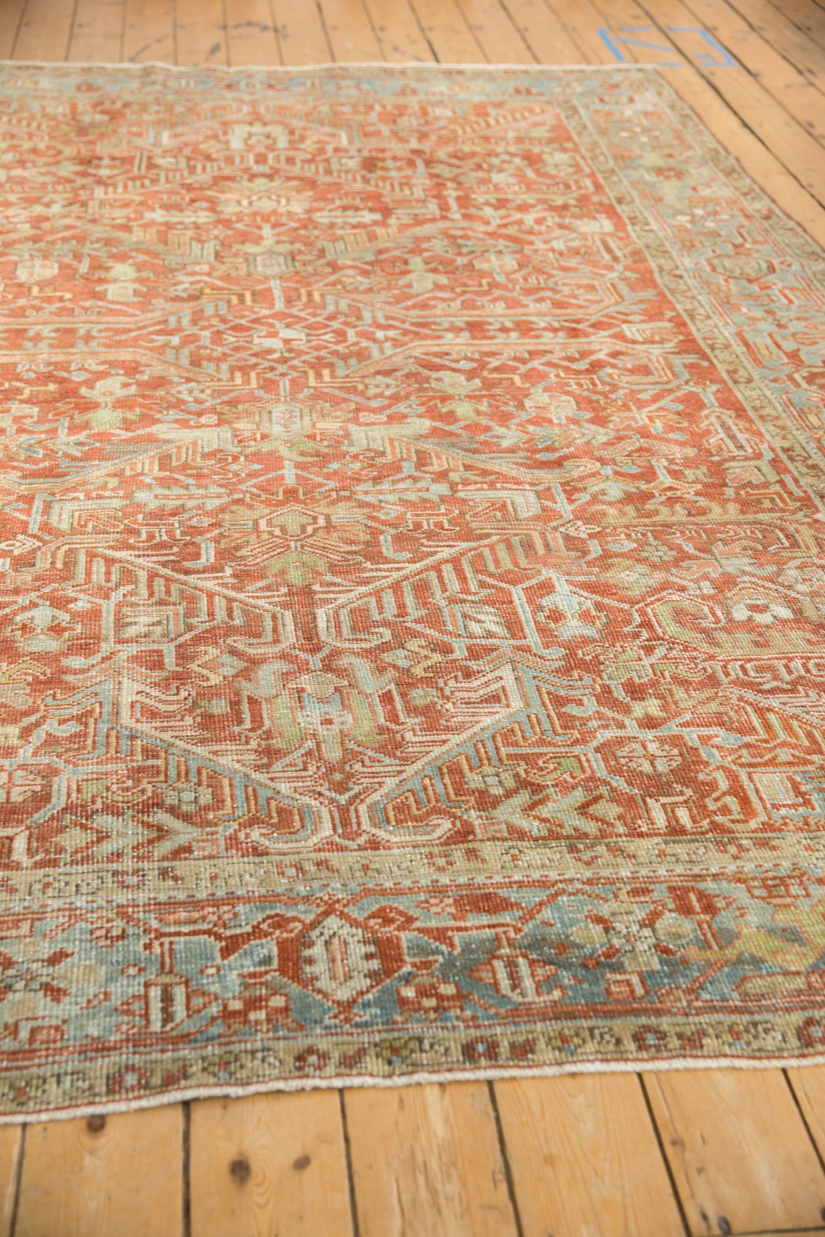 7.5x10.5 Vintage Distressed Heriz Carpet by Old New House® - product image 5 for Resin Society