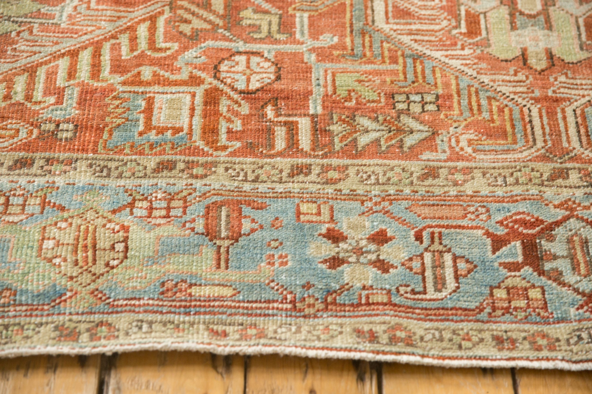 7.5x10.5 Vintage Distressed Heriz Carpet by Old New House® - product image 8 for Resin Society