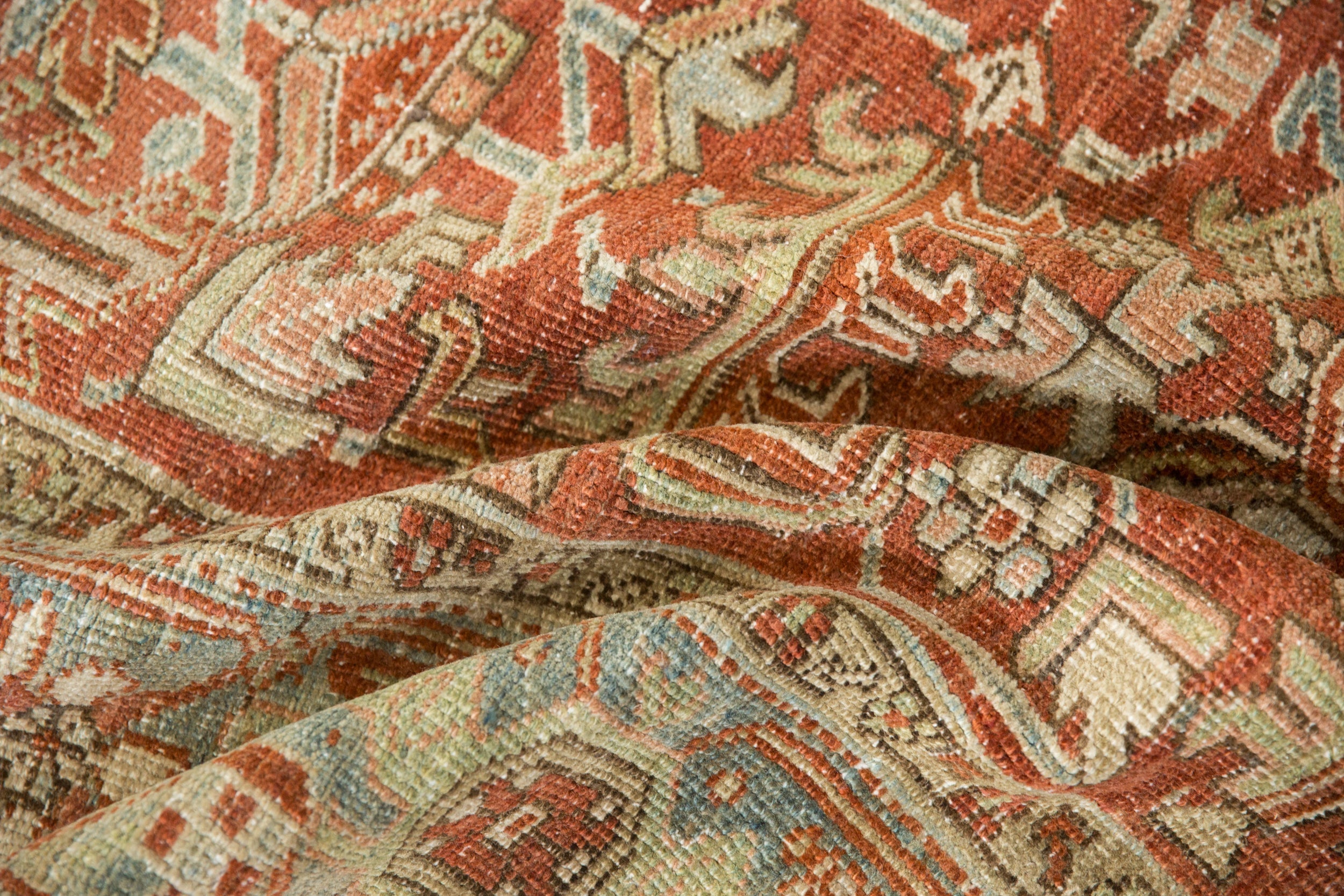 7.5x10.5 Vintage Distressed Heriz Carpet by Old New House® - product image 10 for Resin Society