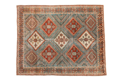 4x5.5 Vintage Distressed Afshar Rug by Old New House® - main product image for Resin Society