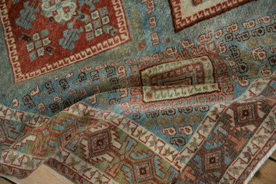 4x5.5 Vintage Distressed Afshar Rug by Old New House® - product image 7 for Resin Society