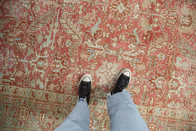8x10.5 Vintage Distressed Heriz Carpet by Old New House® - product image 2 for Resin Society