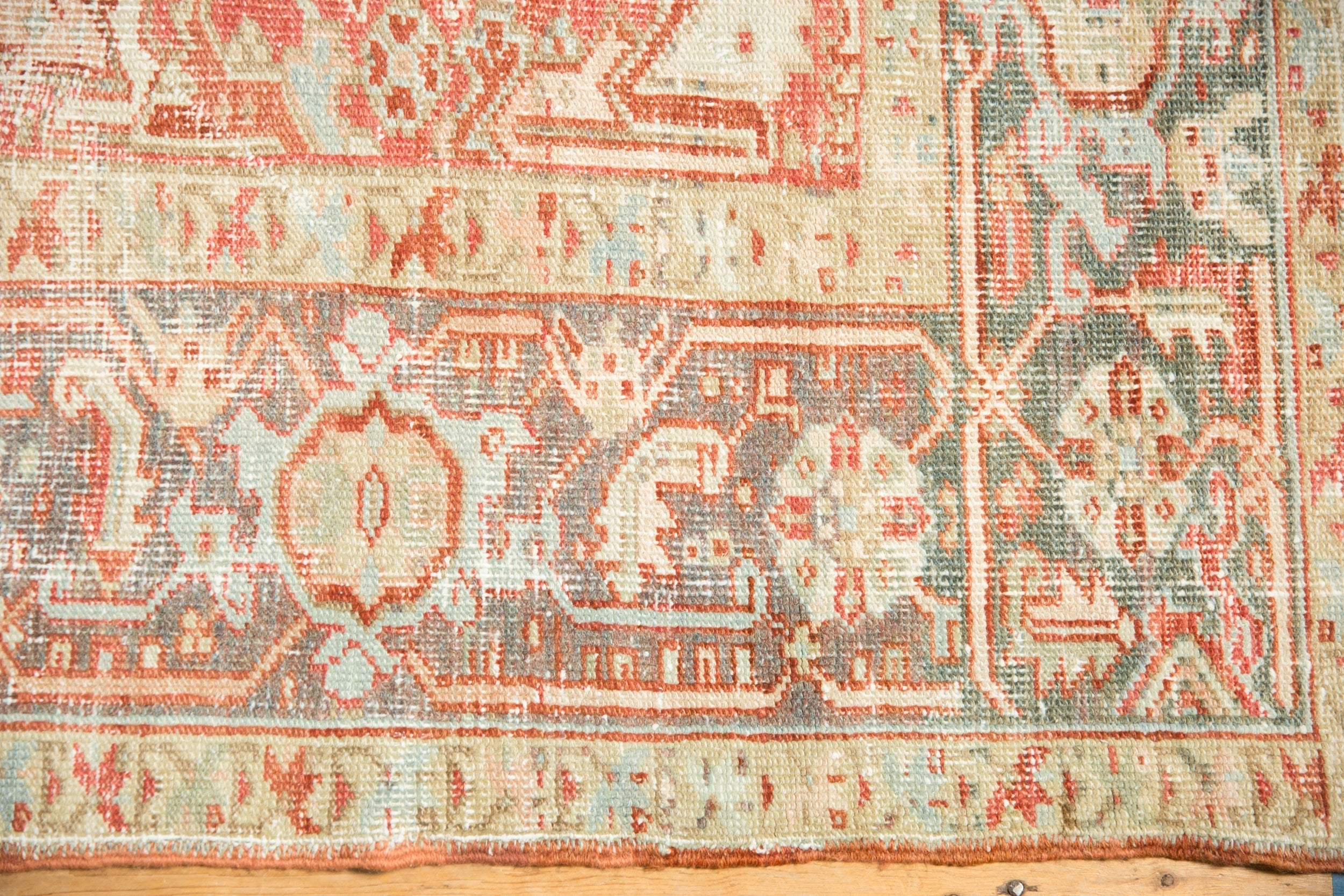 8x10.5 Vintage Distressed Heriz Carpet by Old New House® - product image 3 for Resin Society