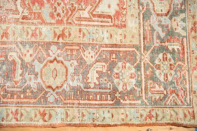 8x10.5 Vintage Distressed Heriz Carpet by Old New House® - product image 3 for Resin Society