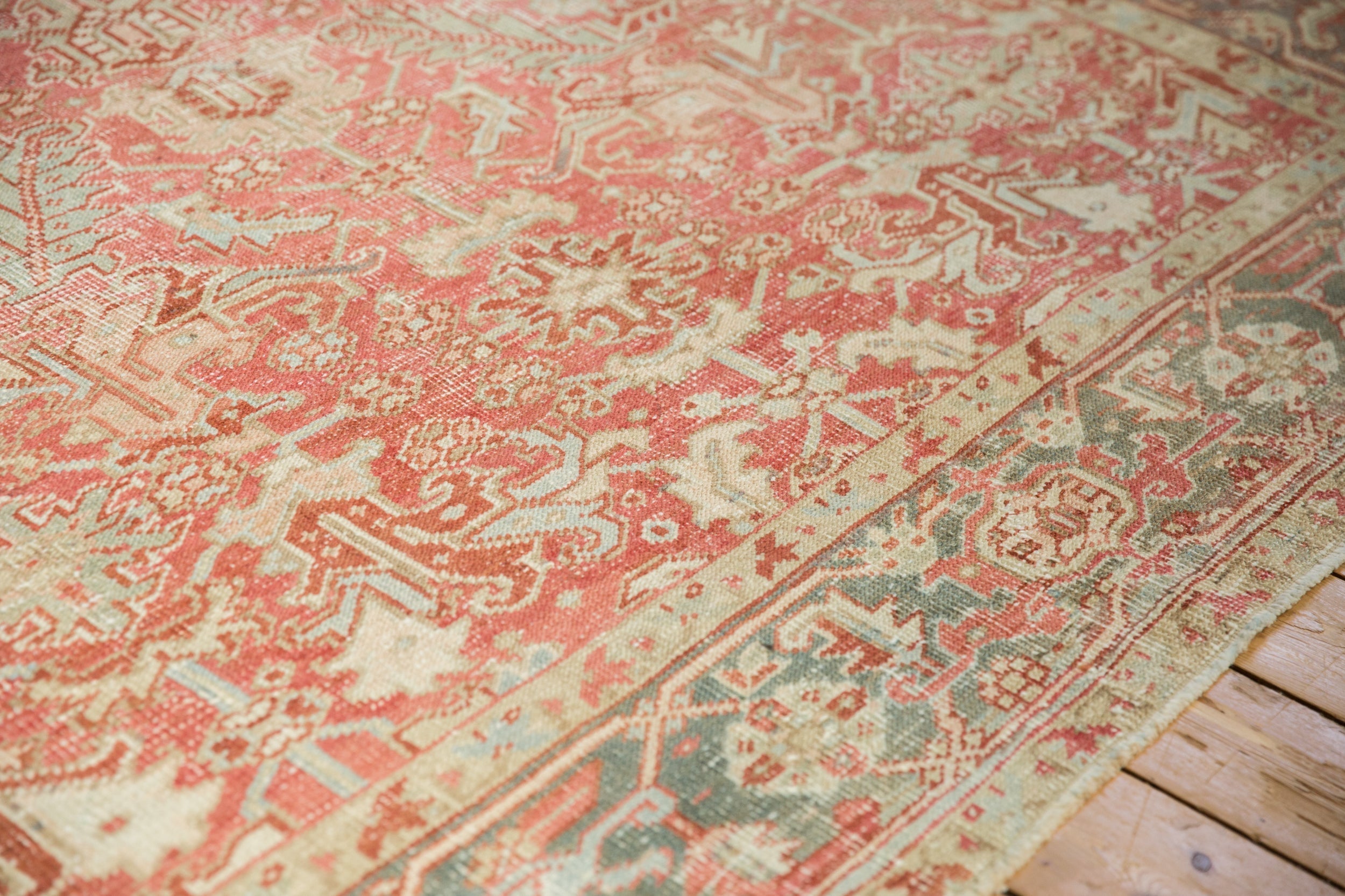 8x10.5 Vintage Distressed Heriz Carpet by Old New House® - product image 5 for Resin Society