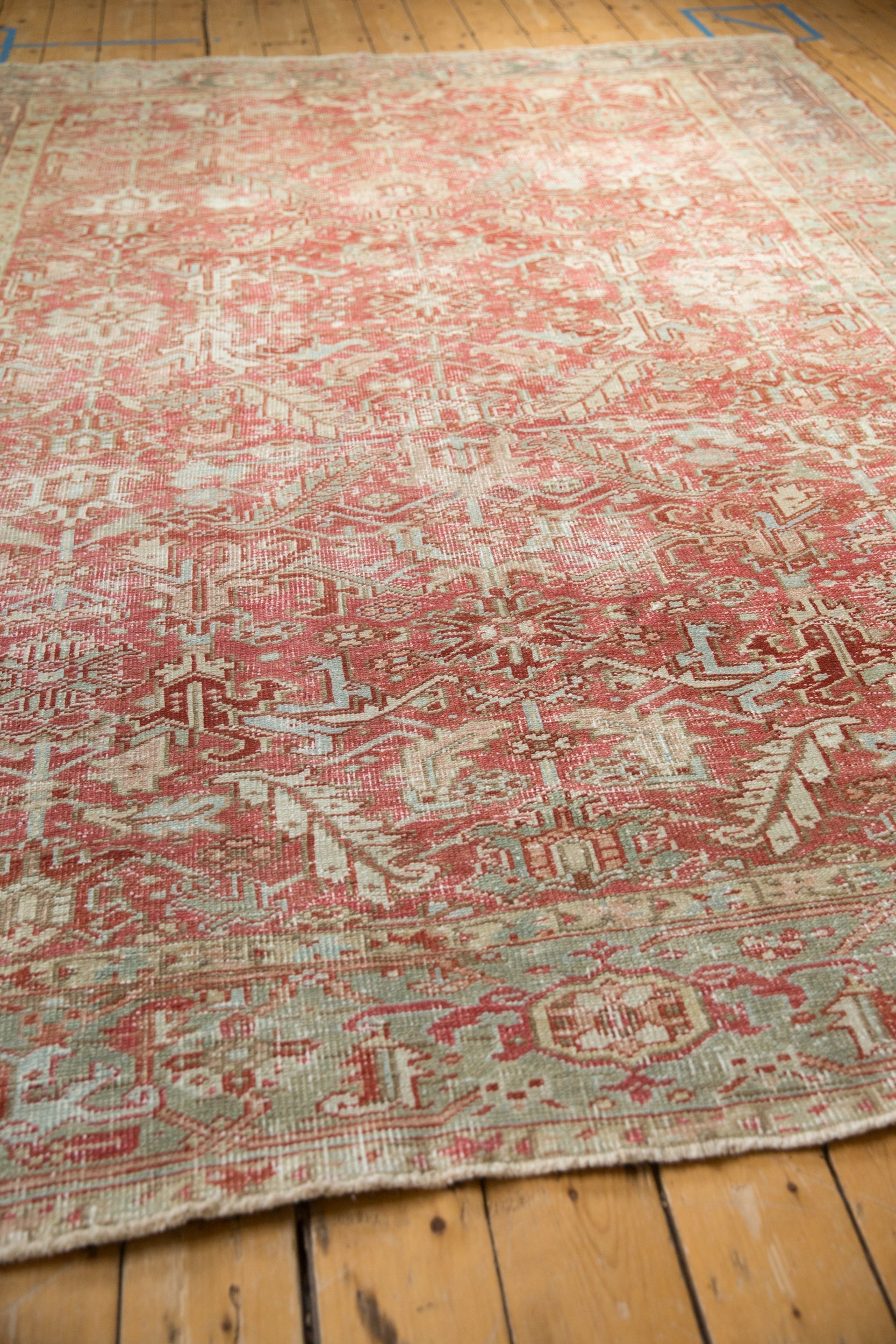 8x10.5 Vintage Distressed Heriz Carpet by Old New House® - product image 8 for Resin Society