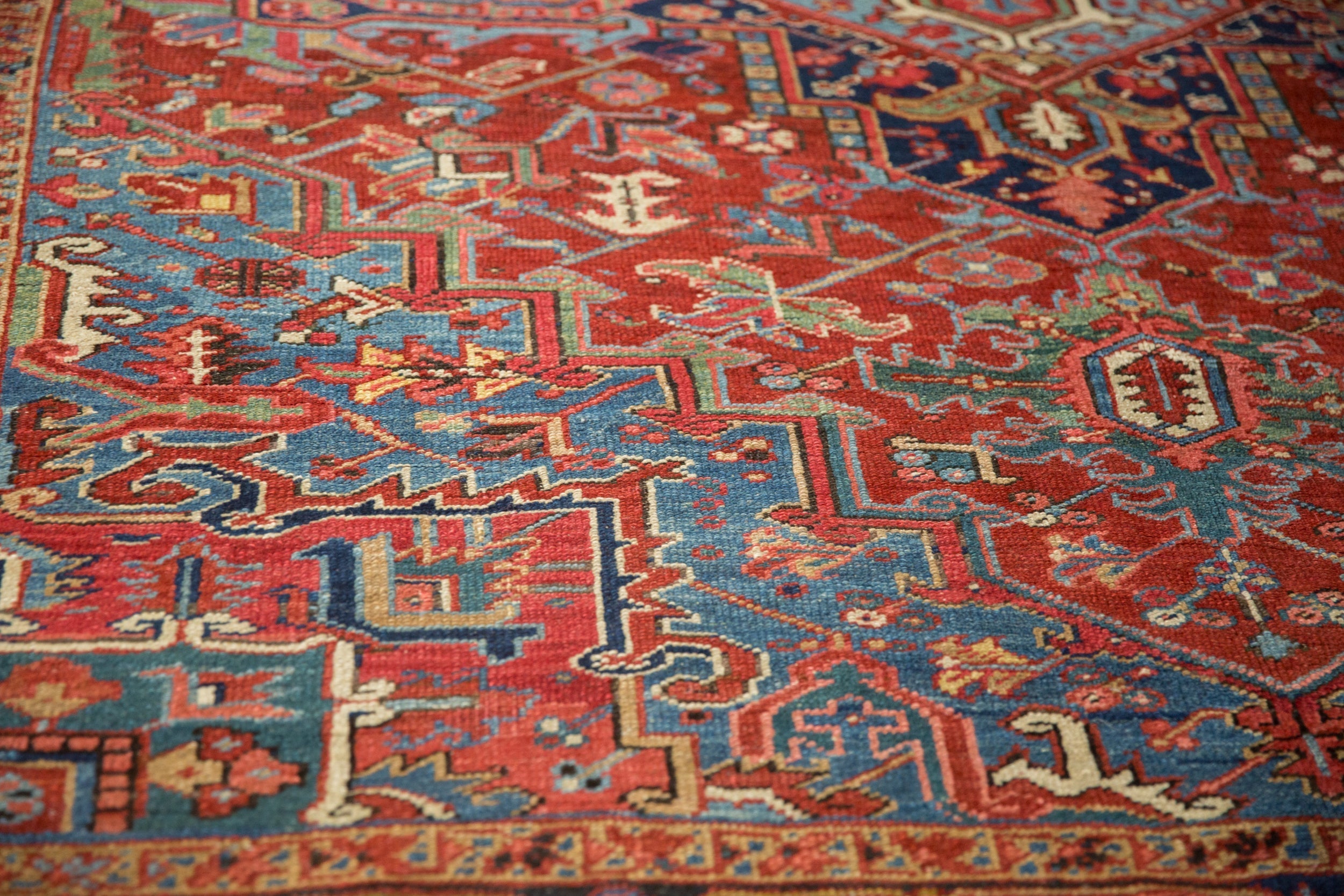 8x11 Vintage Heriz Carpet by Old New House® - product image 9 for Resin Society