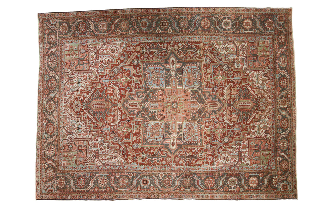 9.5x12.5 Vintage Distressed Heriz Carpet by Old New House® - main product image for Resin Society